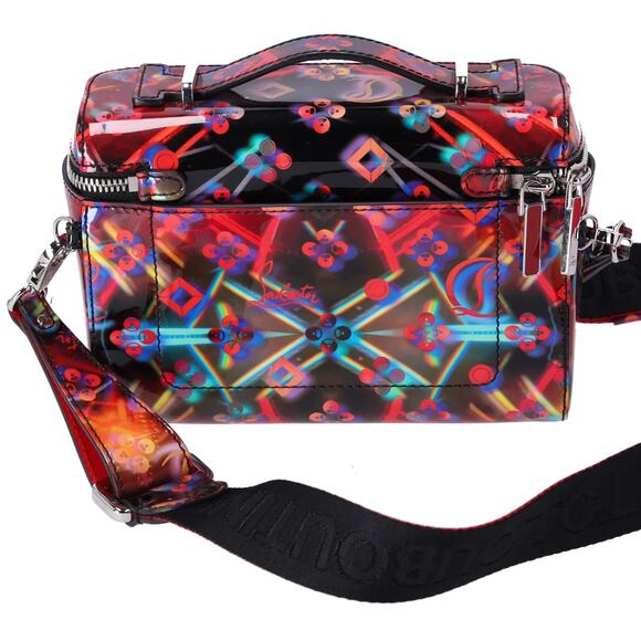 Christian Louboutin Kipi Patent Leather Messenger Bag Multi - Picture 3 of 6